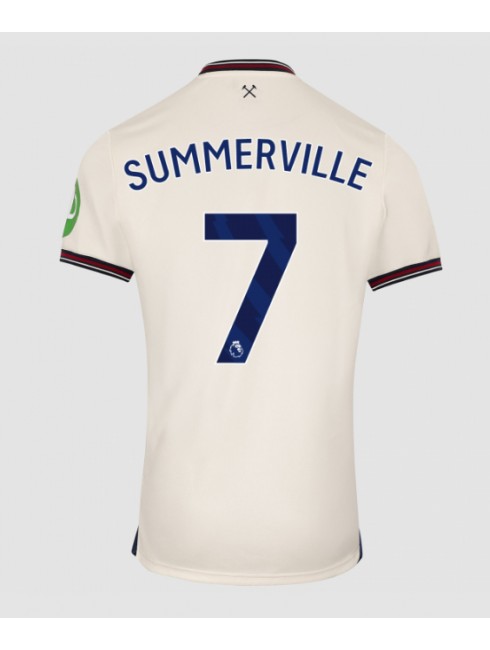Billige West Ham United Crysencio Summerville #7 Bortedrakt 2025-26 Kortermet Billige West Ham United Crysencio Summerville #7 Bortedrakt 2025-26 Kortermet